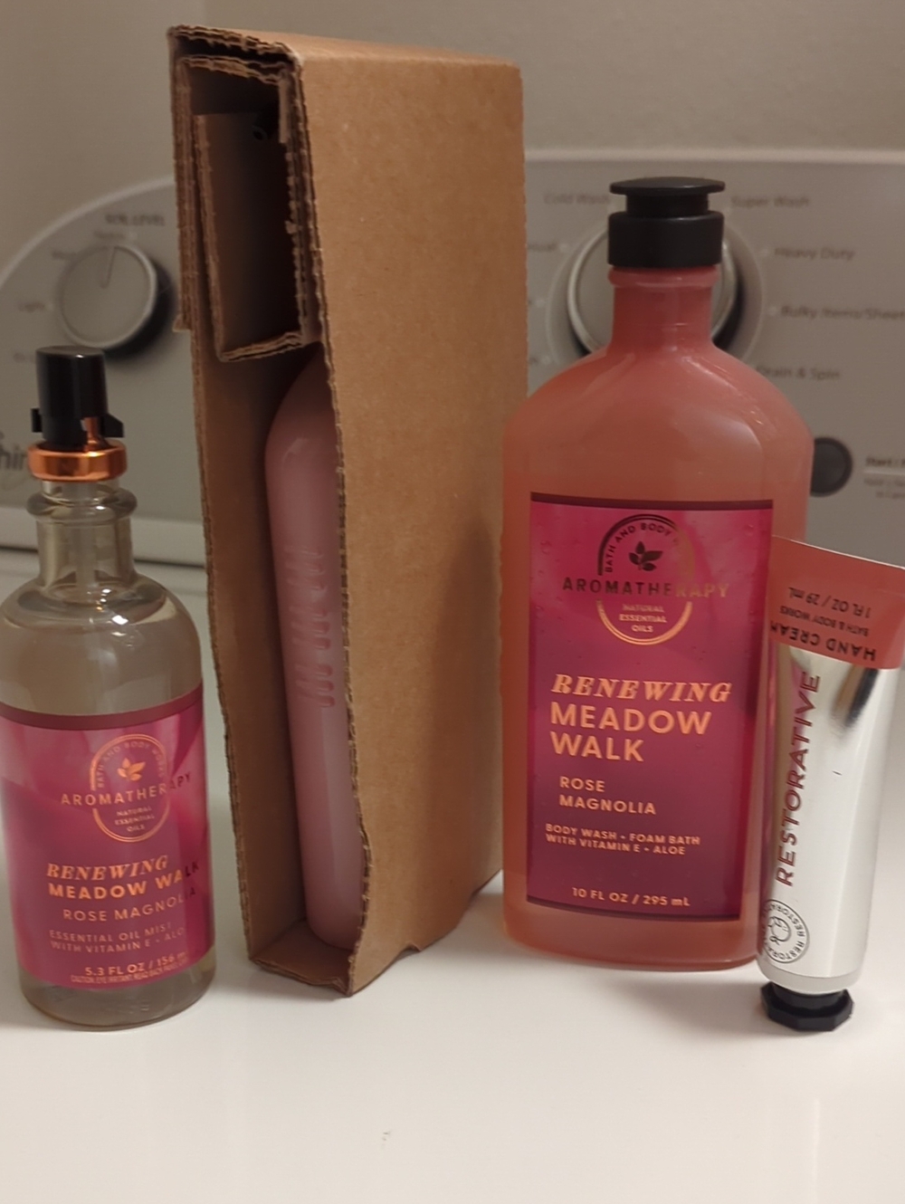 therapy Renewing Meadow Walk Rose Magnolia Body Wash, Lotion, Oil Mist